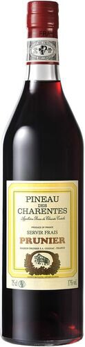 Prunier Pineau Des Charentes Red French Cognac Liqueur
