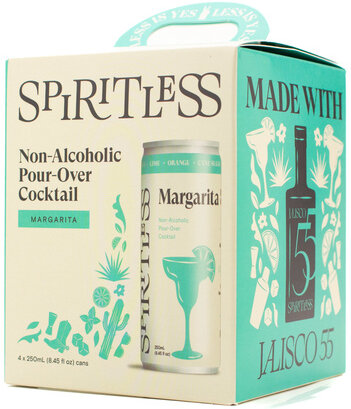 Spiritless Non Alc Cocktail Margarita 4pc