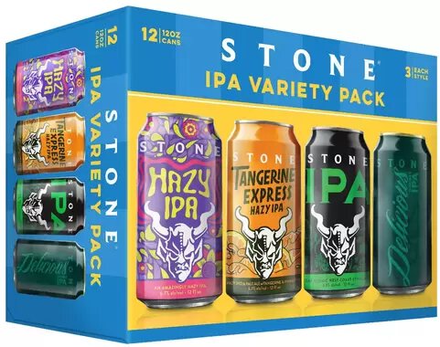 STONE IPA VARIETY 12PK CANS