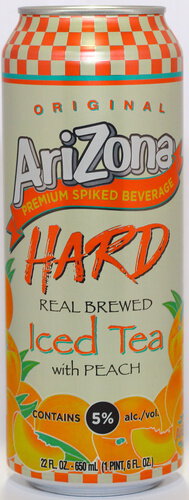 Arizona Hard Peach 22oz 22OZ - Colonial Wines & Spirits, Little