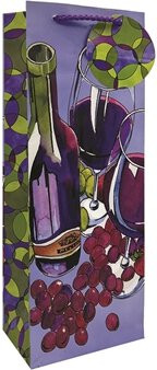 Gift Bag Purple Wine