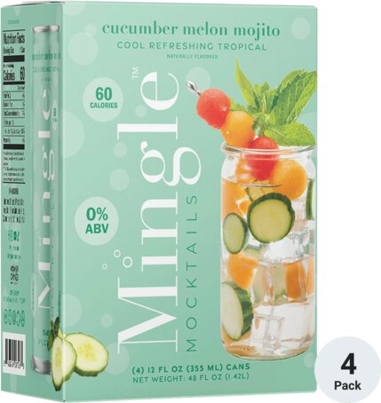 MINGLE CUCUMBER MELON MOJITO 4PK CANS