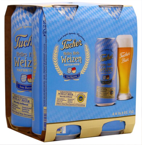 Tucher Helles Hefe Weizen 4pk
