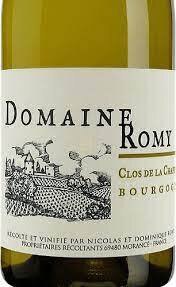Domaine Romy Bourgogne Blanc Clos De La Chapelle