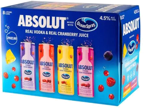 Absolut Ocean Spray Mix Pack