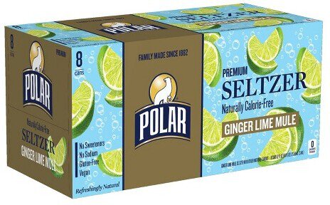Polar Ginger Lime Mule Seltzer Water