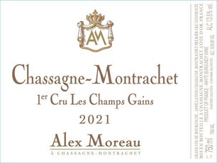 Alex Moreau Chassagne-Montrachet 1er Cru Champgains