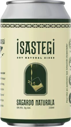 Isastegi Sagardo Naturala Basque Cider Cans
