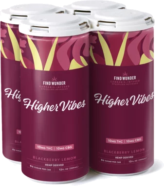 Find Wunder Higher Vibes Blackberry Lemon 10mg THC
