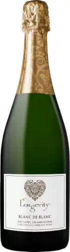 Longevity Blanc De Blanc Methode Champenoise Sparkling Wine