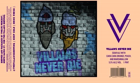 Two Villains Villains Never Die Sour Ale