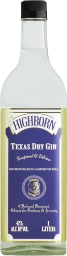 Old Highborn Texas Style Gin