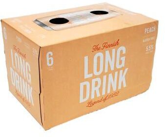 Long Drink Peach Cocktails