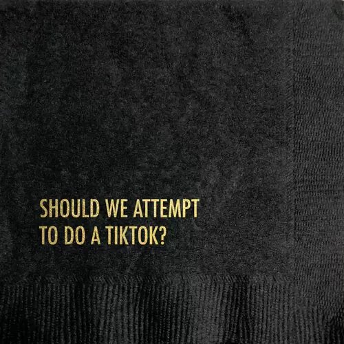 Pretty Alright Goods Tiktok Napkin Each