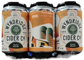 Wyndridge Peach Bellini Hard Cider 12oz Cans