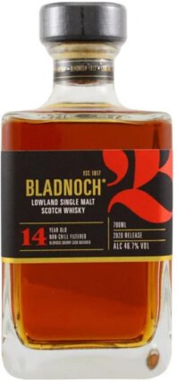 Bladnoch Year Oloroso Sherry & Moscatel Cask Sigle Malt Scotch Whiskey