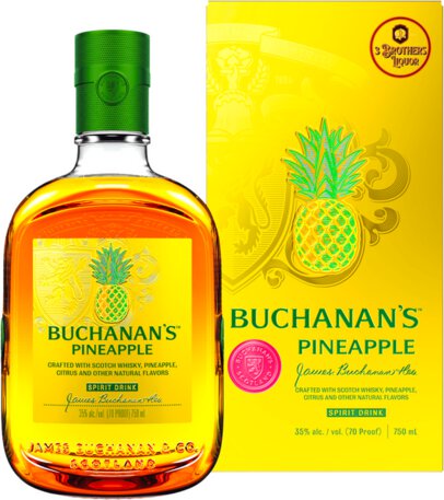 Buchanans Scotch Whisky With Pineapple