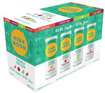 High Noon Fiesta Pack Tequila Hard Seltzer Variety Pack 8