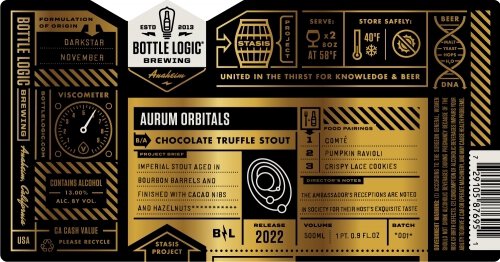 Bottle Logic Aurum Orbitals Chocolate Truffle Stout