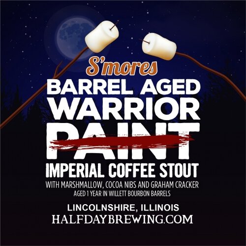 Half Day Barrel-Aged Warrior Paint – S’mores