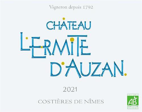 Chateau L'ermite D'auzan Costieres De Nimes Rouge Rhone France