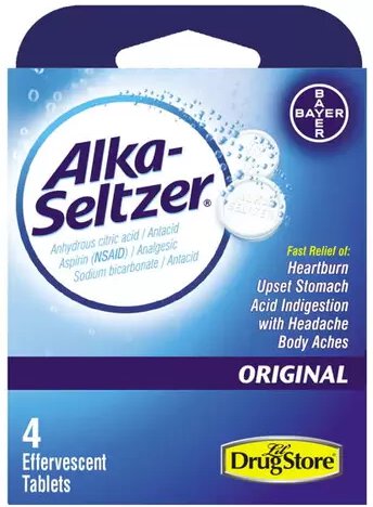 Alka Seltzer 4 Tablets