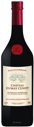 Chateau Dumas Cenot Bordeaux Superieur France Red Wine