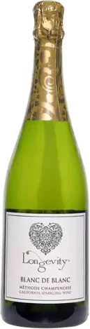 Longevity Blanc De Blanc Methode Champenoise Sparkling Wine
