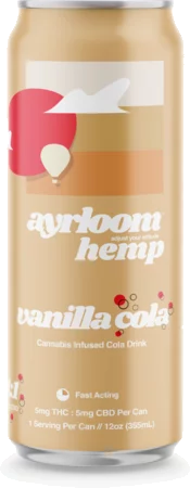 Ayrloom Vanilla Cola 5mg Hemp Sparkling Water