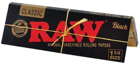 RAW BLACK 1 1/4 