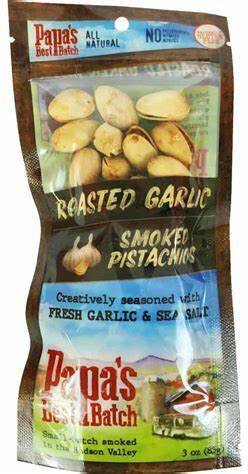 Papa's Best Roasted Garlic Pistachios