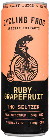Cycling Frog Ruby Grapefruit THC Seltzer