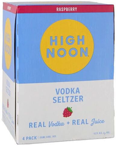 High Noon Raspberry Vodka Seltzer