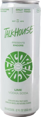 Talkhouse Lime Vodka Soda [4 Pack]