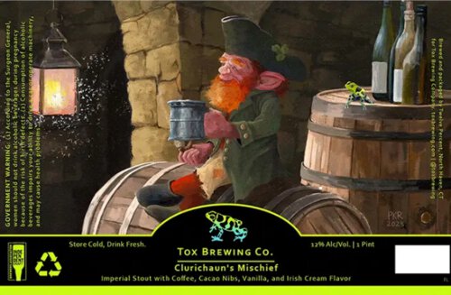 Tox Brewing Clurichaun's Mischief Imperial Stout Limited Release