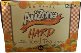 Arizona Hard Peach Iced Tea 12PK Cans