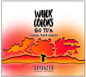 Skygazer Watercolors Go To Mango Tart Cherry Sour Ale