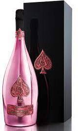 Armand De Brignac Spades Champagne Champagne Brut Rose W Wooden Gift