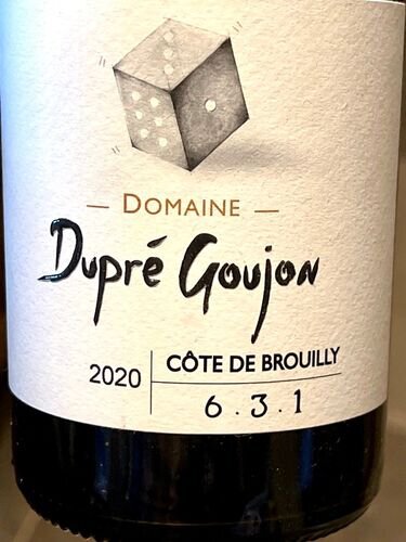 Dupré Goujon Côte De Brouilly