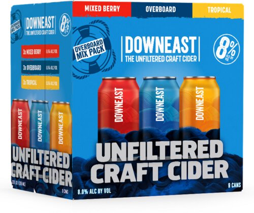 Downeast Cider House Overboard Cider Variety Pack