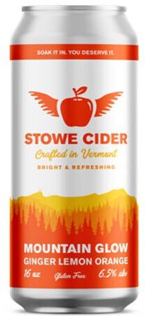 Stowe Cider Mtn Glow Ginger Lemon Orange Cn