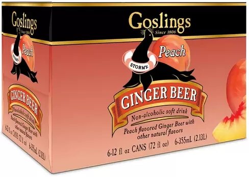 Goslings Stormy Peach Ginger Beer