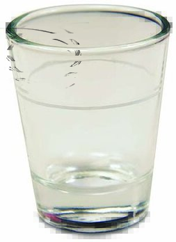 Lined Shot Glass