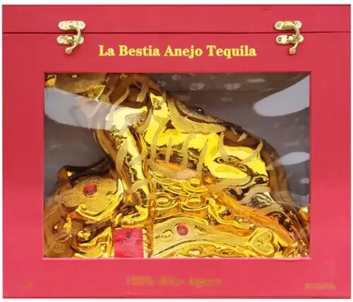 La Bestia Anejo Tiger Tequila - 1.75L