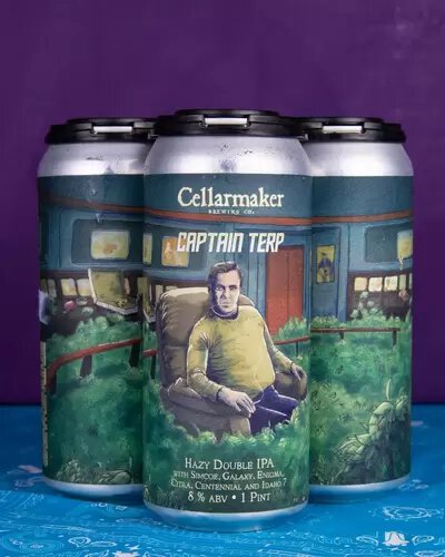 Cellarmaker Captain Terp Hazy DIPA