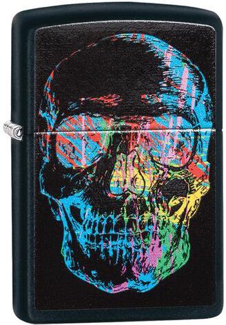 Zippo Jack Black Matte Skull