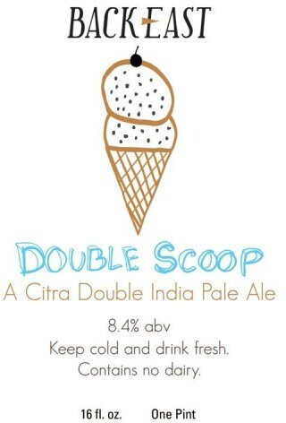 Back East Double Scoop Ice Cream Man IPA 4pk