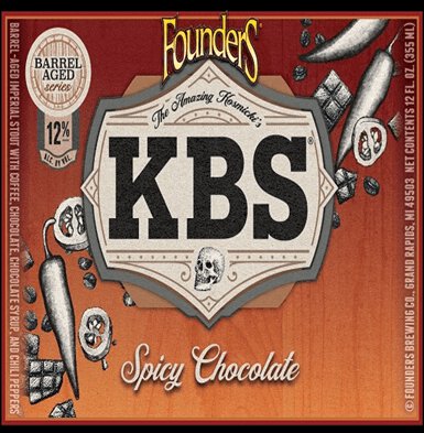 Founders KBS Spicy Chocolate Stout 4pk