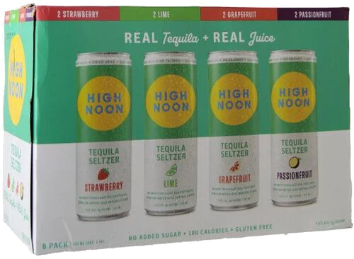 High Noon Tequila Seltzer Fiesta Variety 8-Pack