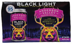 Anderson Valley Black Light Low Carb Dark Beer 12oz Cans